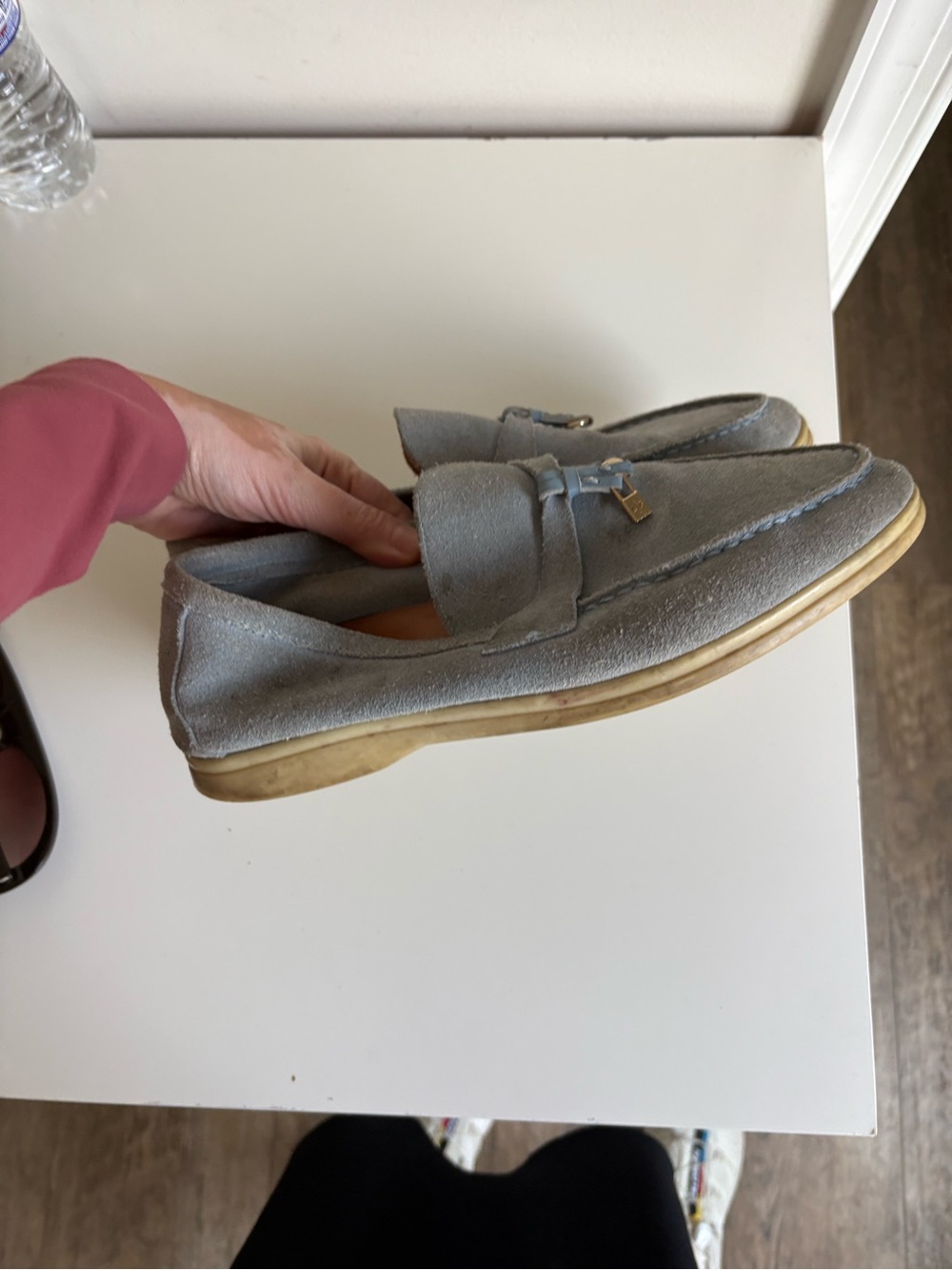 Pre loved blue loro piana loafers sz 10 lots of life left - Picture 2 of 7